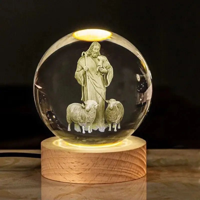 💫 Boules Chrétiennes LED – Décoration Spirituelle & Cadeau de Foi 🔮 - MonBerger