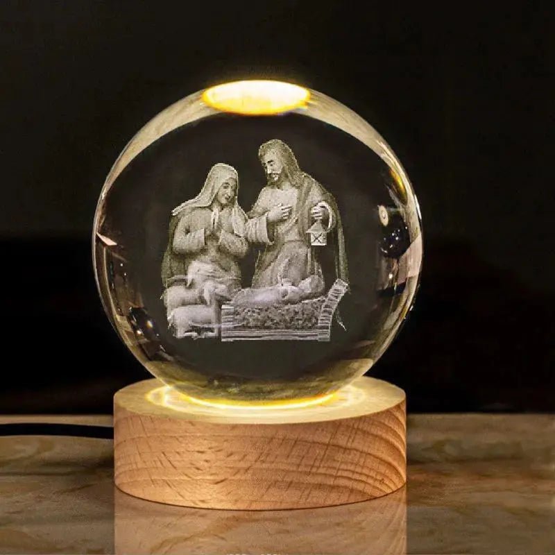 💫 Boules Chrétiennes LED – Décoration Spirituelle & Cadeau de Foi 🔮 - MonBerger