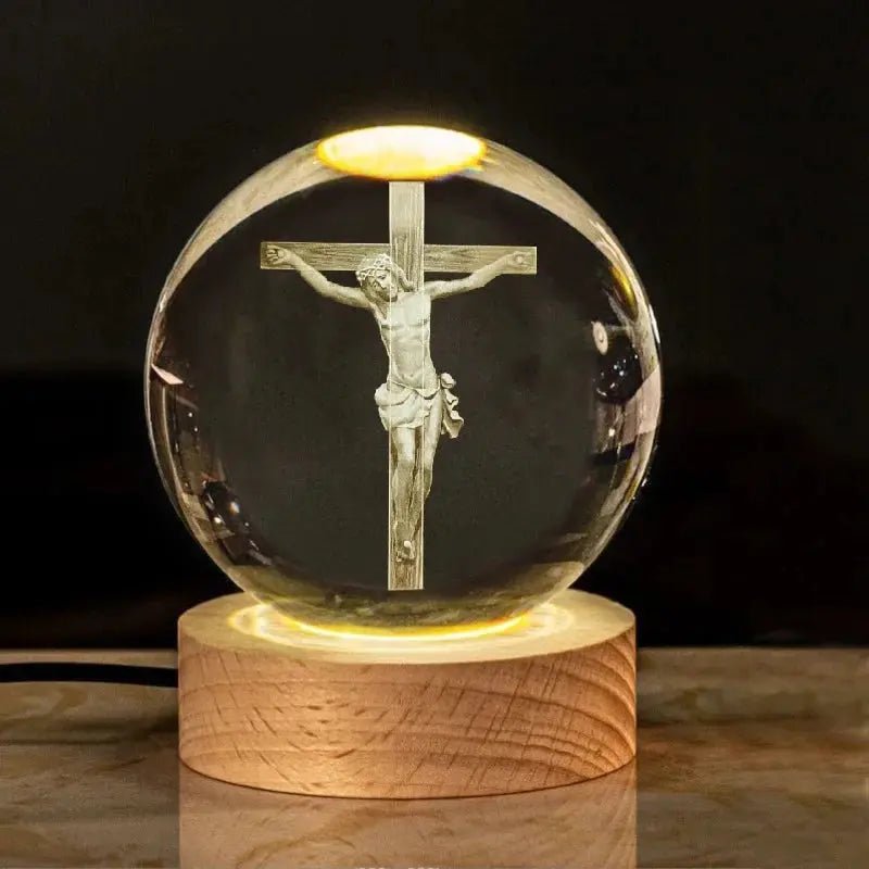 💫 Boules Chrétiennes LED – Décoration Spirituelle & Cadeau de Foi 🔮 - MonBerger
