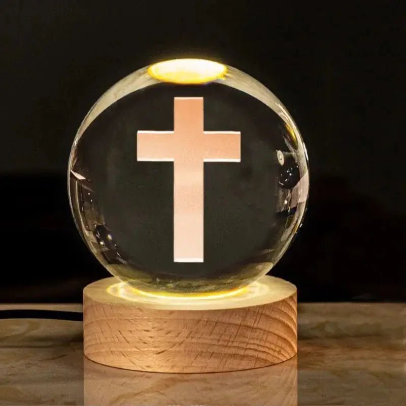 💫 Boules Chrétiennes LED – Décoration Spirituelle & Cadeau de Foi 🔮 - MonBerger
