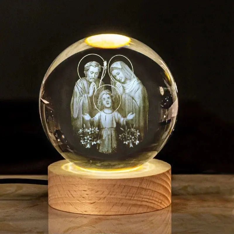 💫 Boules Chrétiennes LED – Décoration Spirituelle & Cadeau de Foi 🔮 - MonBerger