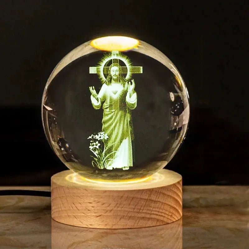 💫 Boules Chrétiennes LED – Décoration Spirituelle & Cadeau de Foi 🔮 - MonBerger