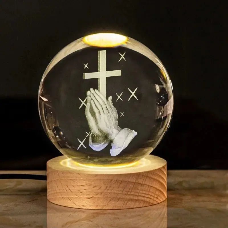 💫 Boules Chrétiennes LED – Décoration Spirituelle & Cadeau de Foi 🔮 - MonBerger