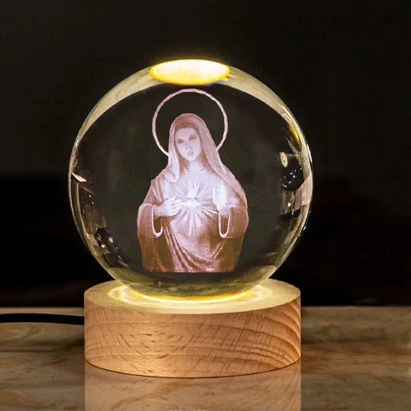 💫 Boules Chrétiennes LED – Décoration Spirituelle & Cadeau de Foi 🔮 - MonBerger