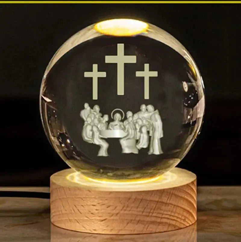 💫 Boules Chrétiennes LED – Décoration Spirituelle & Cadeau de Foi 🔮 - MonBerger