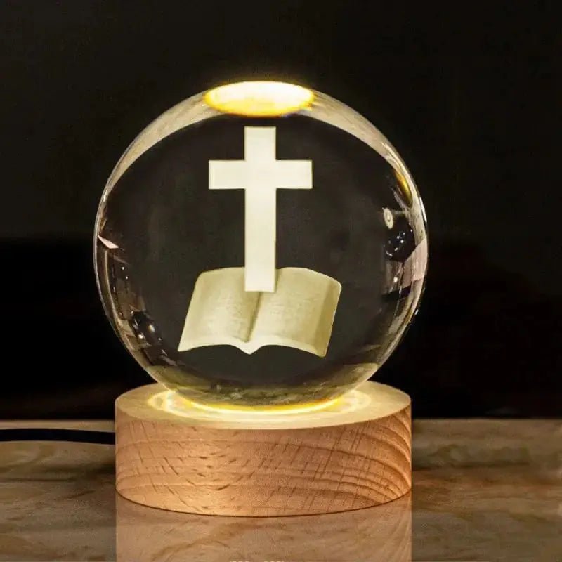 💫 Boules Chrétiennes LED – Décoration Spirituelle & Cadeau de Foi 🔮 - MonBerger
