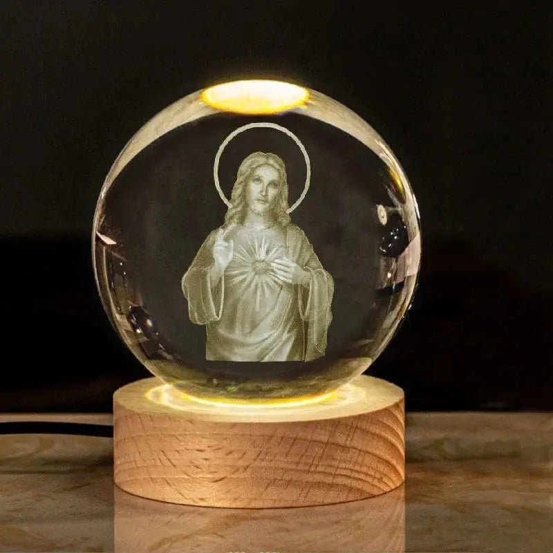 💫 Boules Chrétiennes LED – Décoration Spirituelle & Cadeau de Foi 🔮 - MonBerger