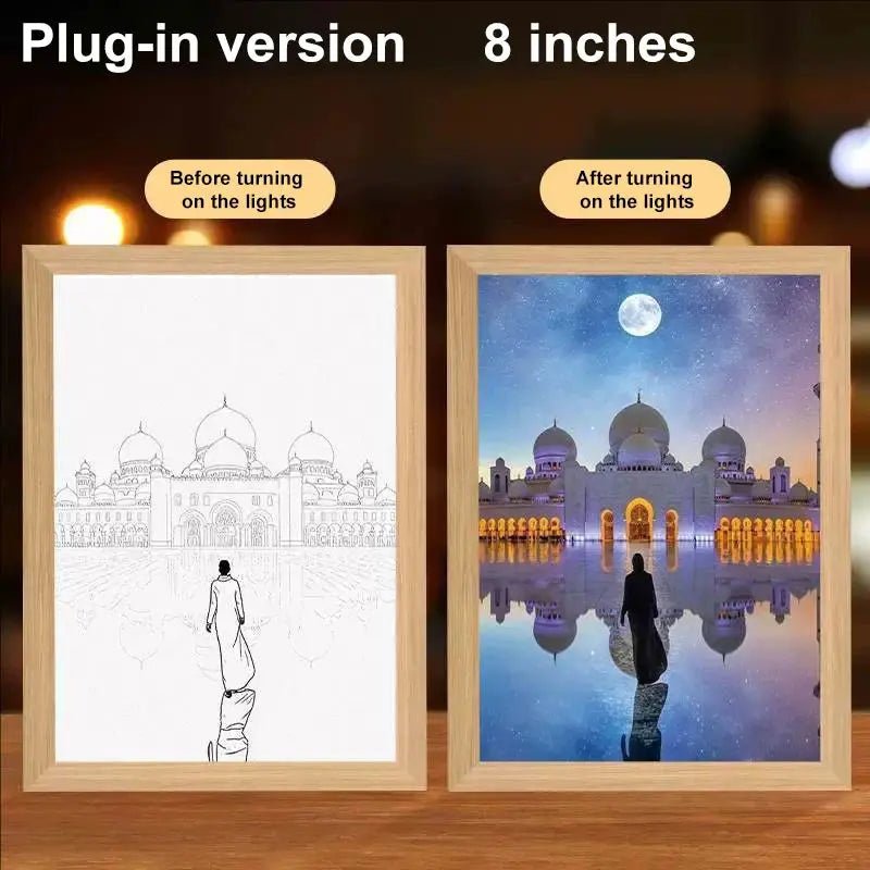 ✝️ Cadre Décoratif Chrétien – Parole de Foi & Message Spirituel pour votre Intérieur 🕊️ - MonBerger