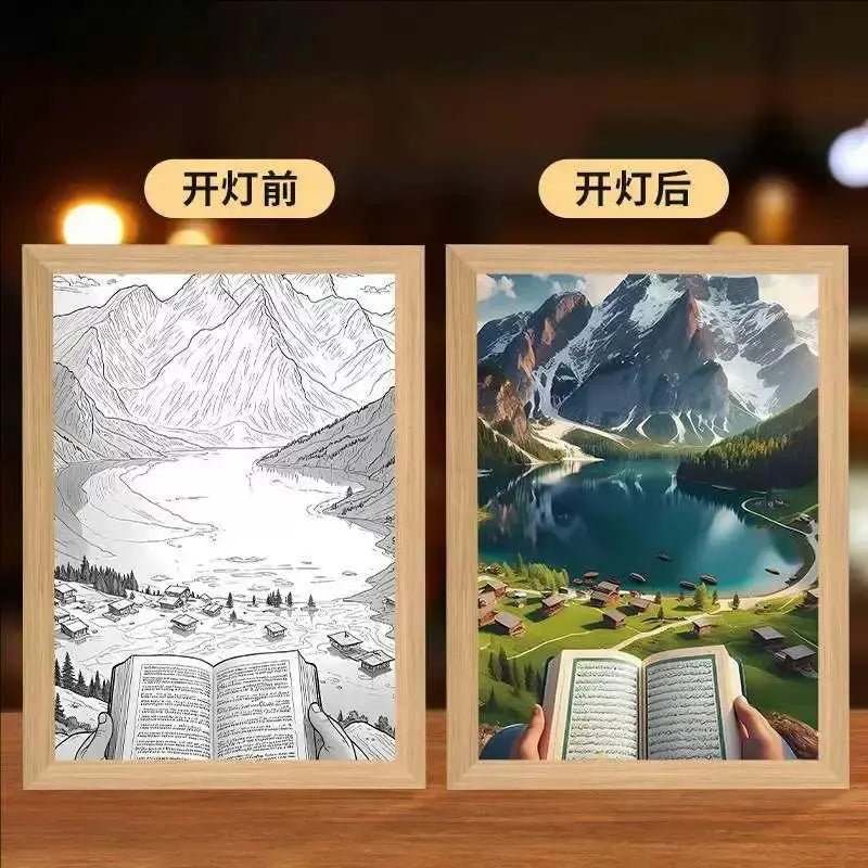 ✝️ Cadre Décoratif Chrétien – Parole de Foi & Message Spirituel pour votre Intérieur 🕊️ - MonBerger