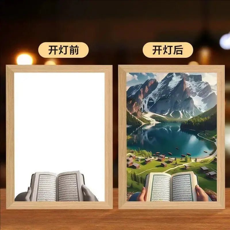 ✝️ Cadre Décoratif Chrétien – Parole de Foi & Message Spirituel pour votre Intérieur 🕊️ - MonBerger