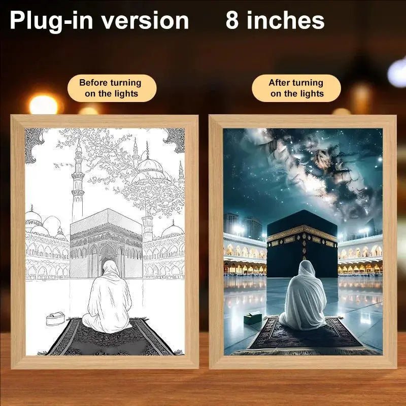 ✝️ Cadre Décoratif Chrétien – Parole de Foi & Message Spirituel pour votre Intérieur 🕊️ - MonBerger