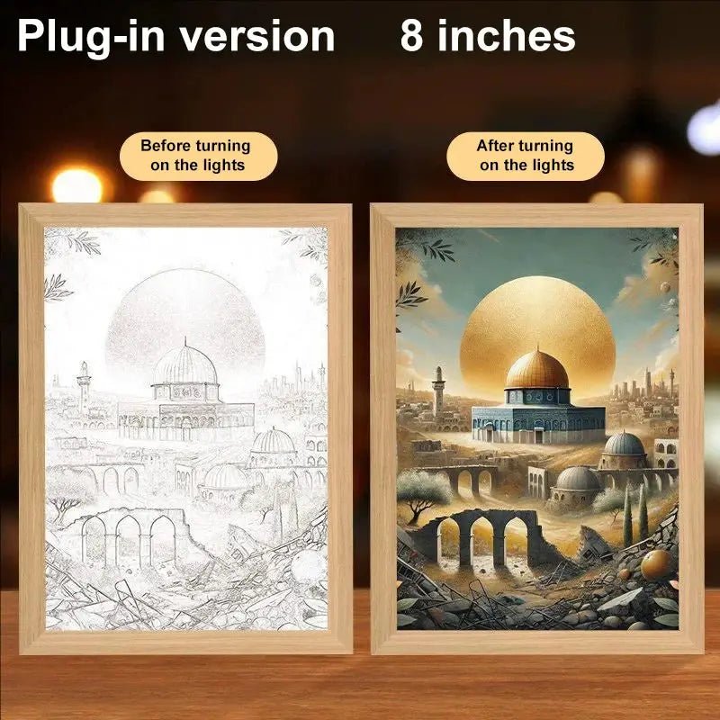 ✝️ Cadre Décoratif Chrétien – Parole de Foi & Message Spirituel pour votre Intérieur 🕊️ - MonBerger