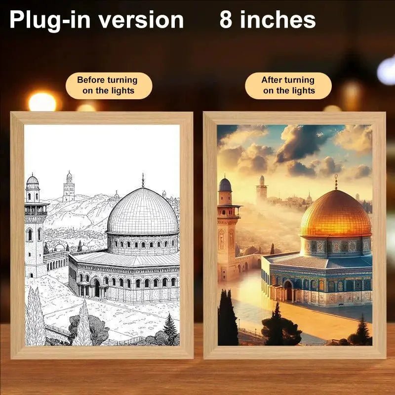 ✝️ Cadre Décoratif Chrétien – Parole de Foi & Message Spirituel pour votre Intérieur 🕊️ - MonBerger