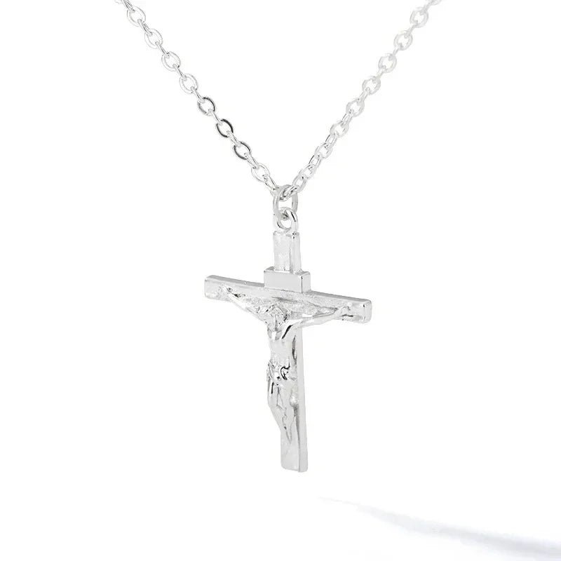 Collier Croix en Acier Inoxydable – Bijou Chrétien Homme & Femme | Design Spirituel - MonBerger