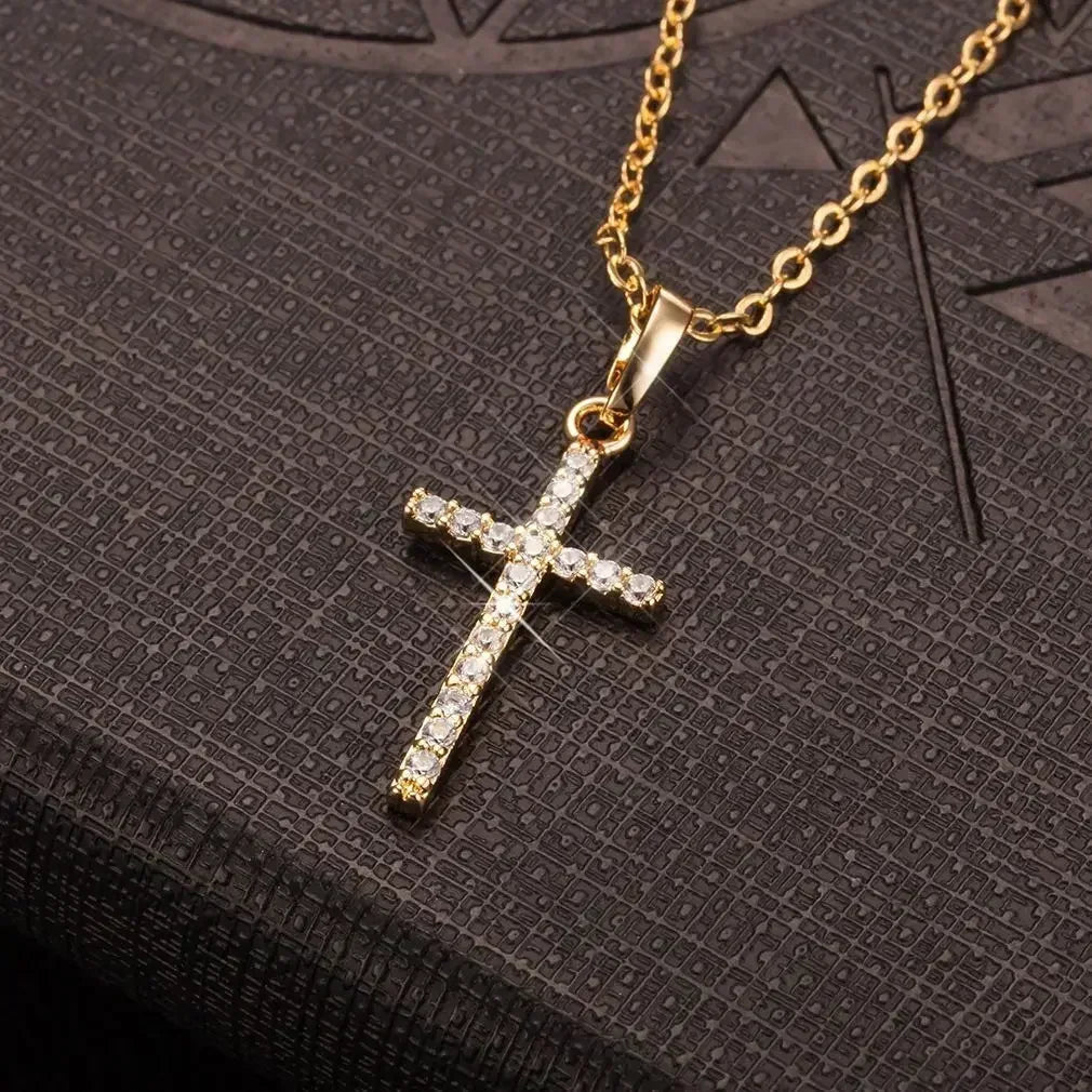Collier Croix en Acier Inoxydable – Bijou Chrétien Homme & Femme | Design Spirituel - MonBerger