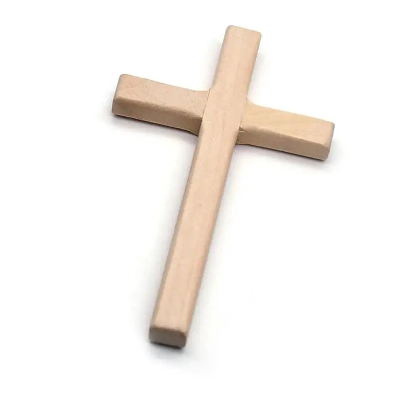 ✝️ Croix Chrétienne en Bois – Décoration Murale Religieuse 🕊️ Cadeau Spirituel & Symbolique de Foi - MonBerger
